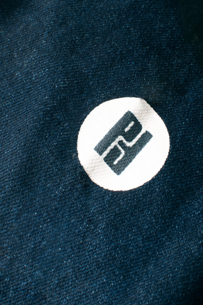 Indigo Cosmic Face Street Style Denim Jacket