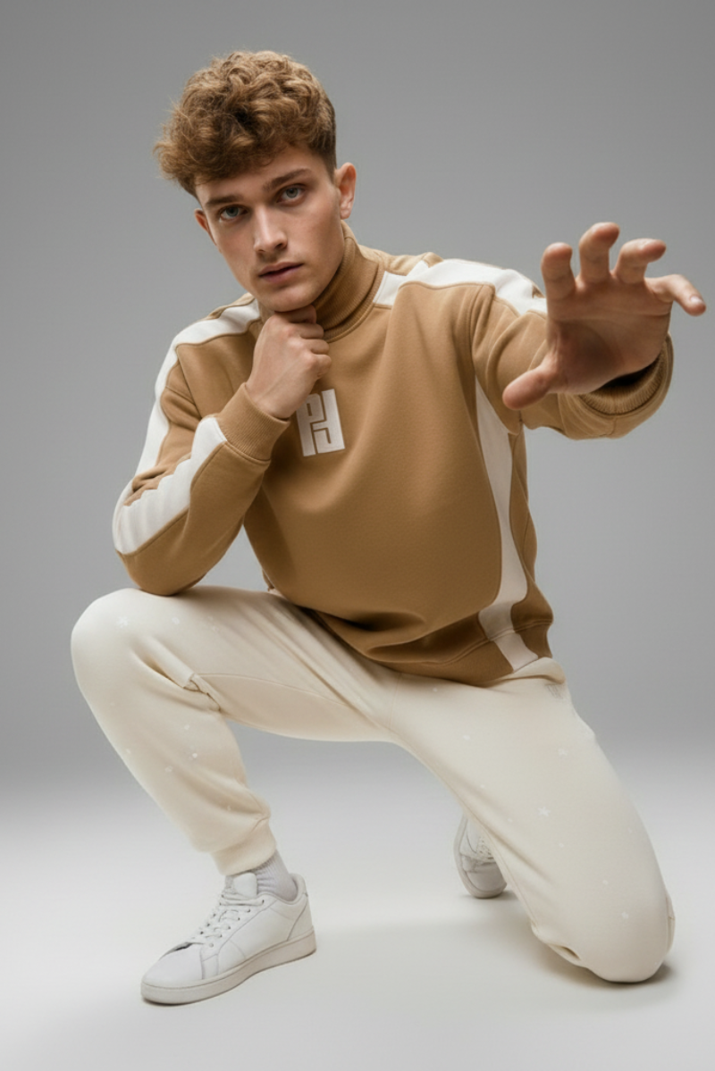 Core Line Sweatshirt - Beige