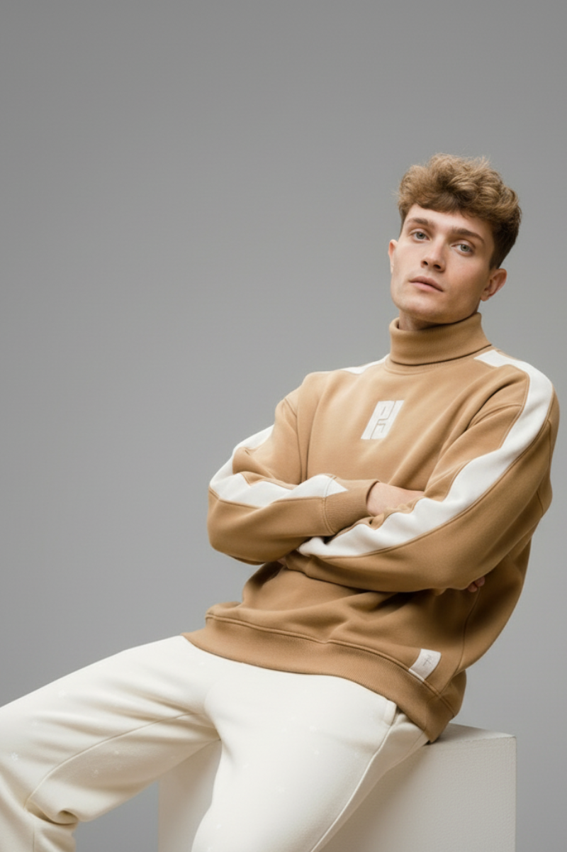 Core Line Sweatshirt - Beige