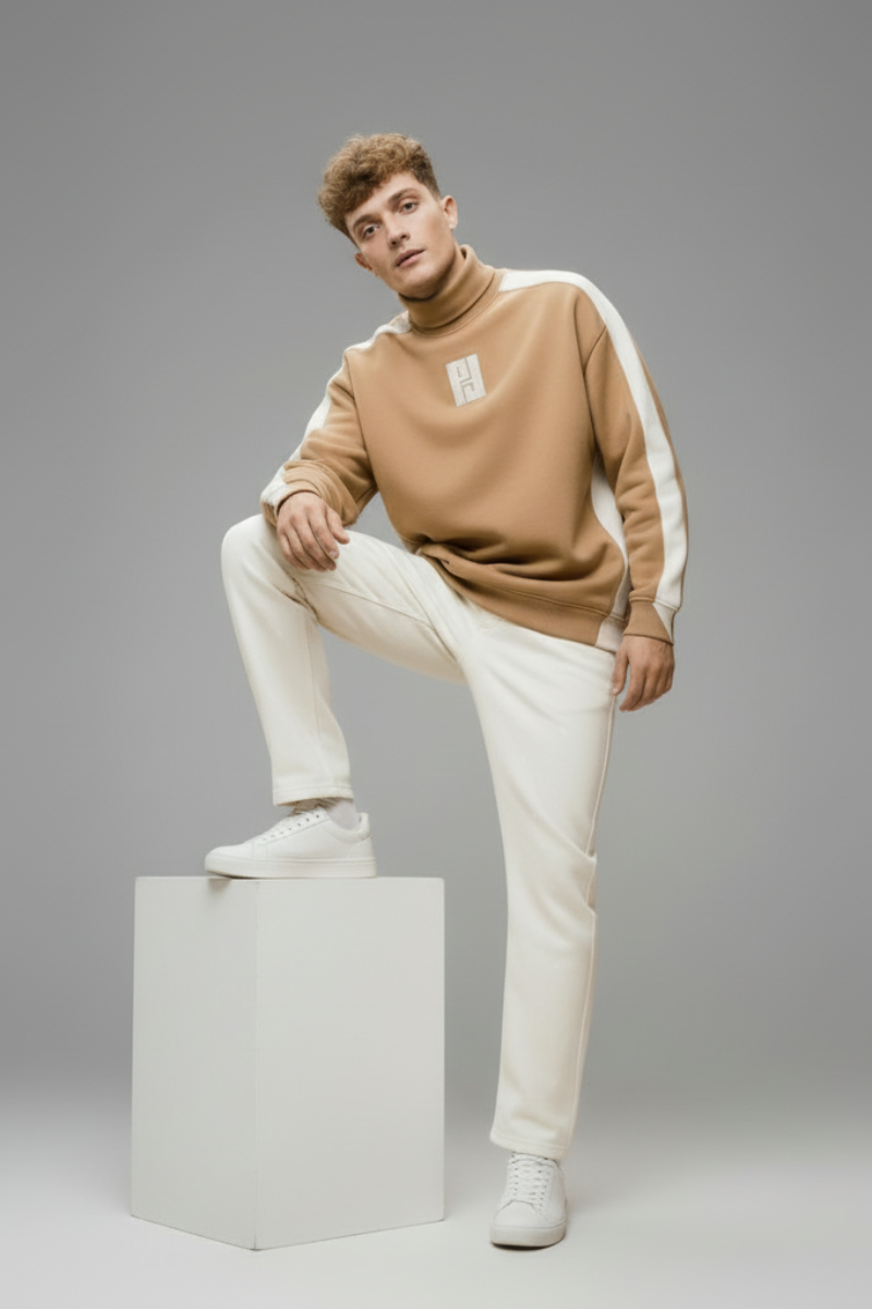 Core Line Sweatshirt - Beige