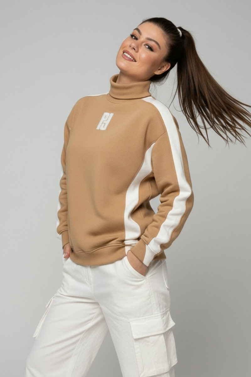Core Line Sweatshirt - Beige