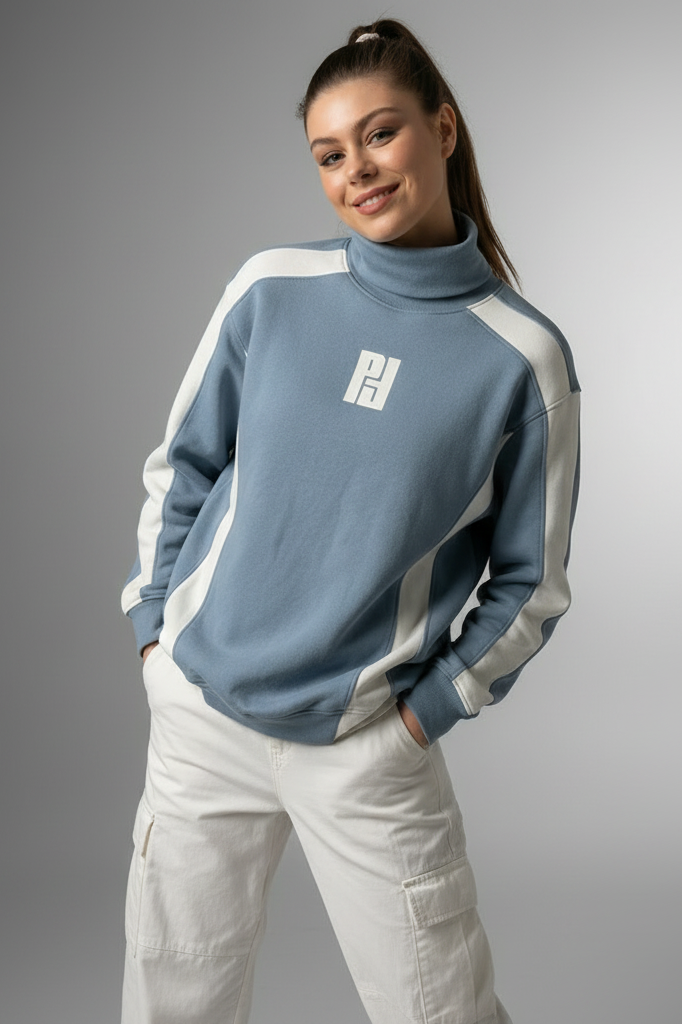 Core Line Sweatshirt - Cloud Blue
