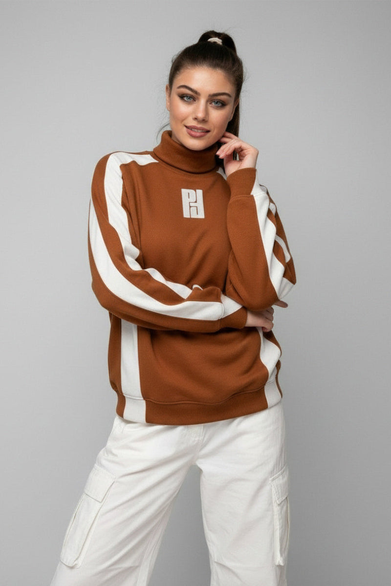 Core Line Sweatshirt - Brown