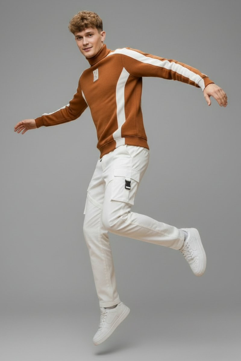 Core Line Sweatshirt - Brown